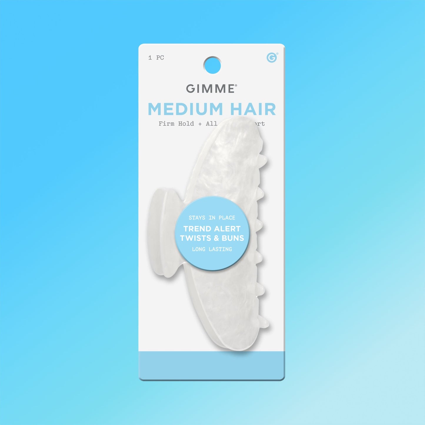 Fashion Claw Clip - Pearl Acrylic