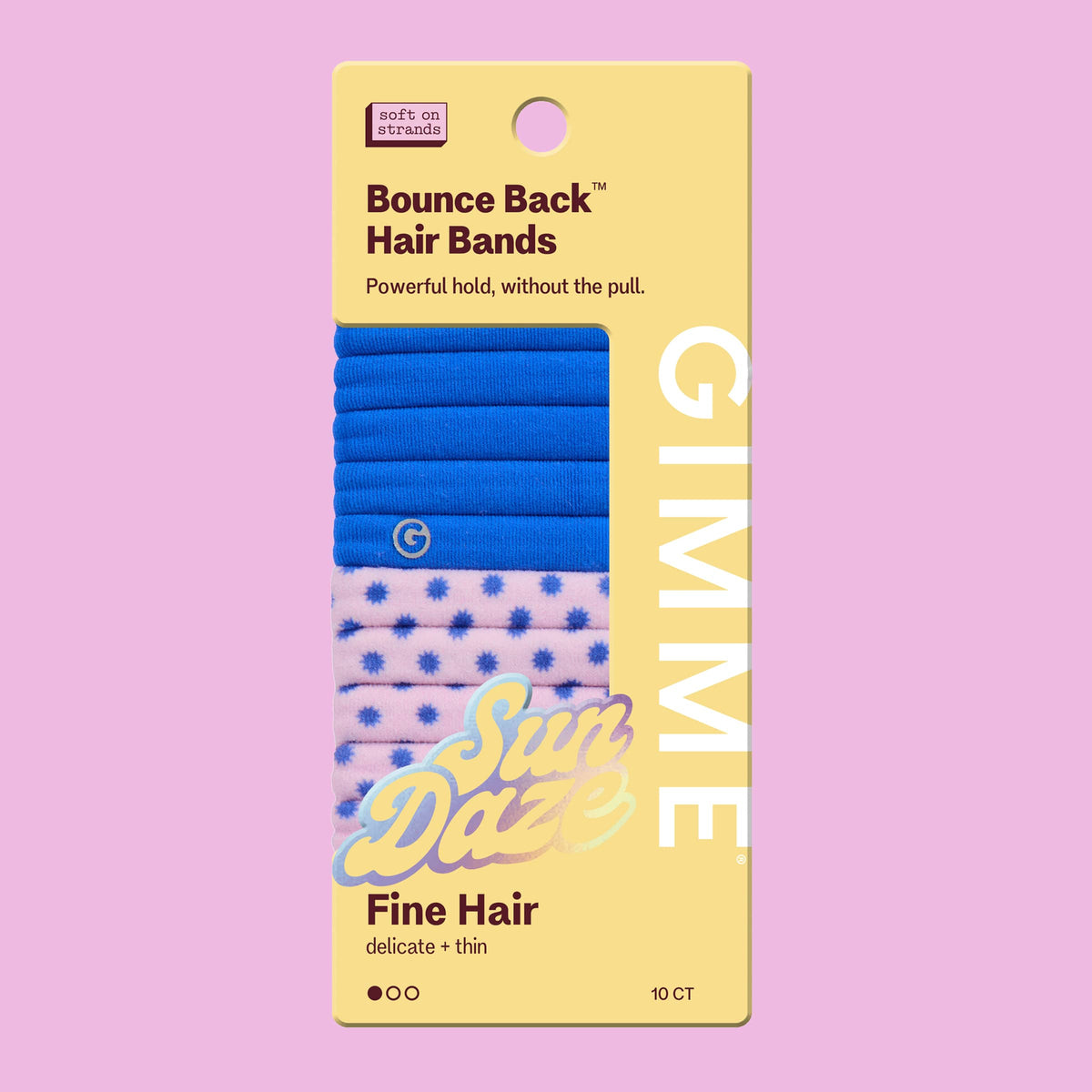 Bounce Back Hair Ties For Fine or Thinner Hair