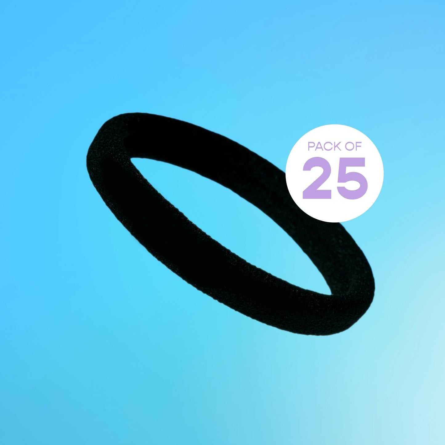 Braid Ends Mini Hair Bands 25ct