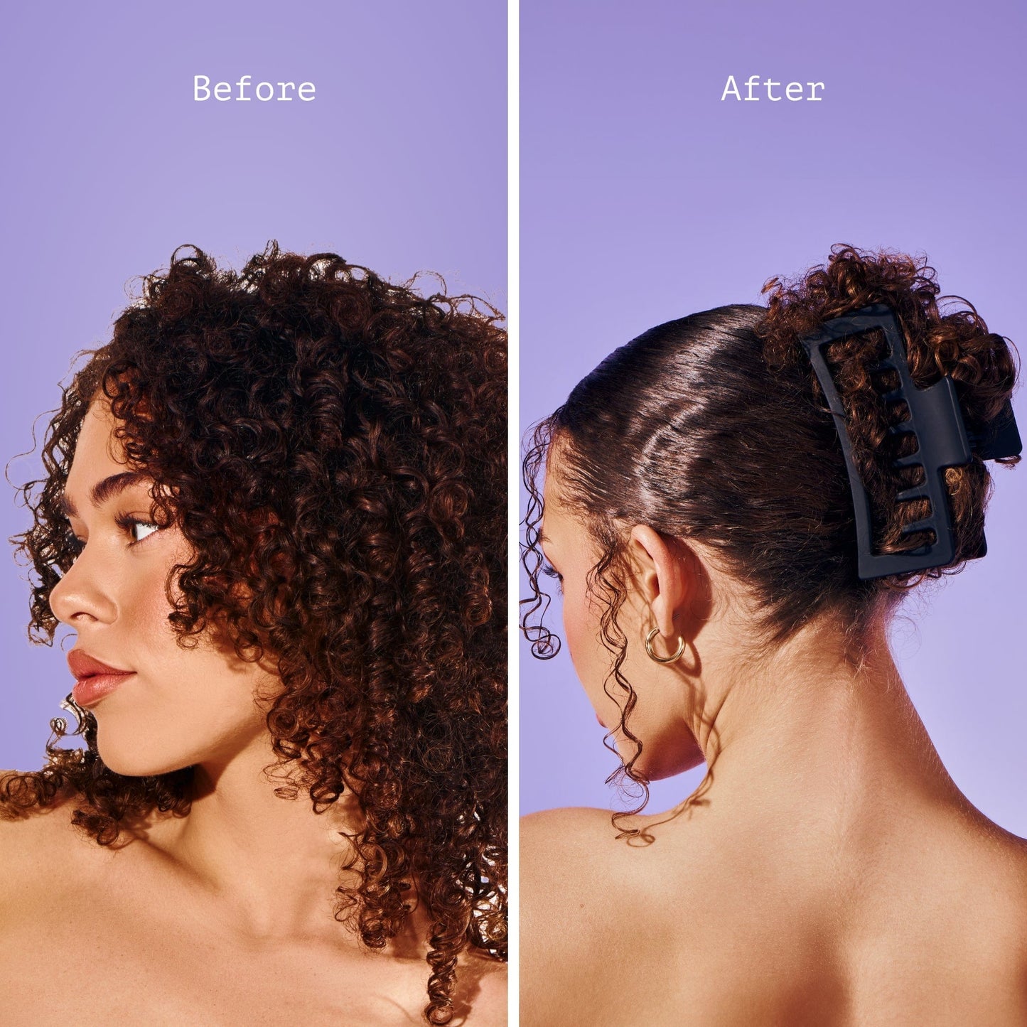 Rectangle Double Teeth Claw Clip Duo