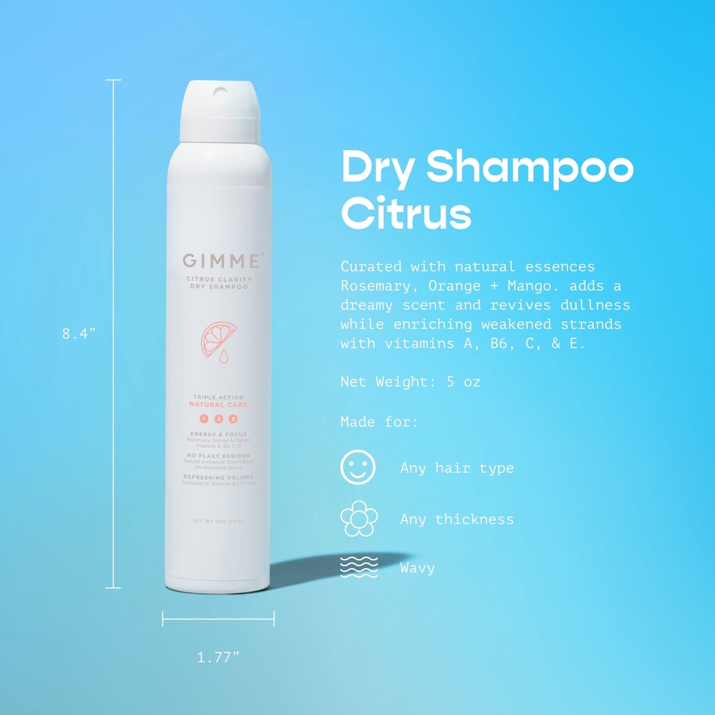 Dry Shampoo - Citrus Clarity