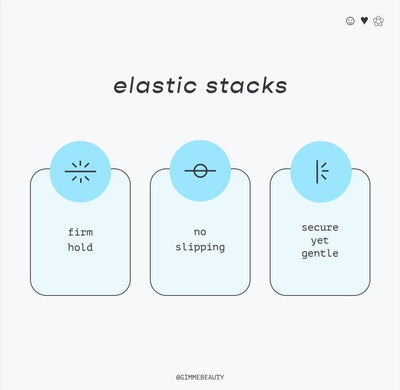 Elastic Stacks - Black 320PC