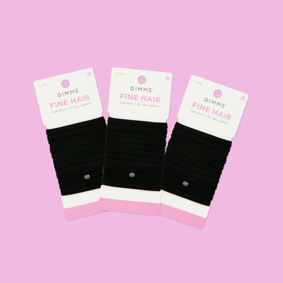 3-Pack Fine Fit Hair Bands