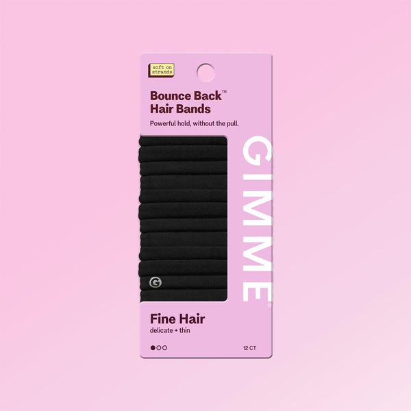 Bounce Back Hair Ties, fine hair