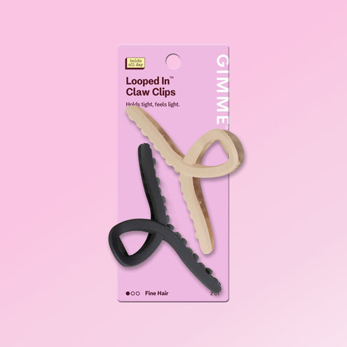 Loop Claw Clip Duo - Black & Tan