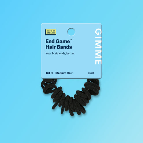 Braid End Hair Bands 25ct