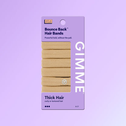 Thick Fit Hair Bands 6PC