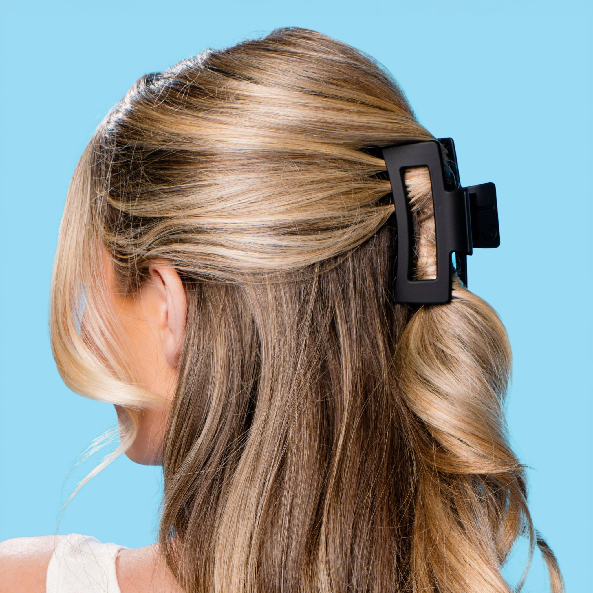Rectangle Extra Grip Claw Clip For Medium Hair | Gimme Beauty