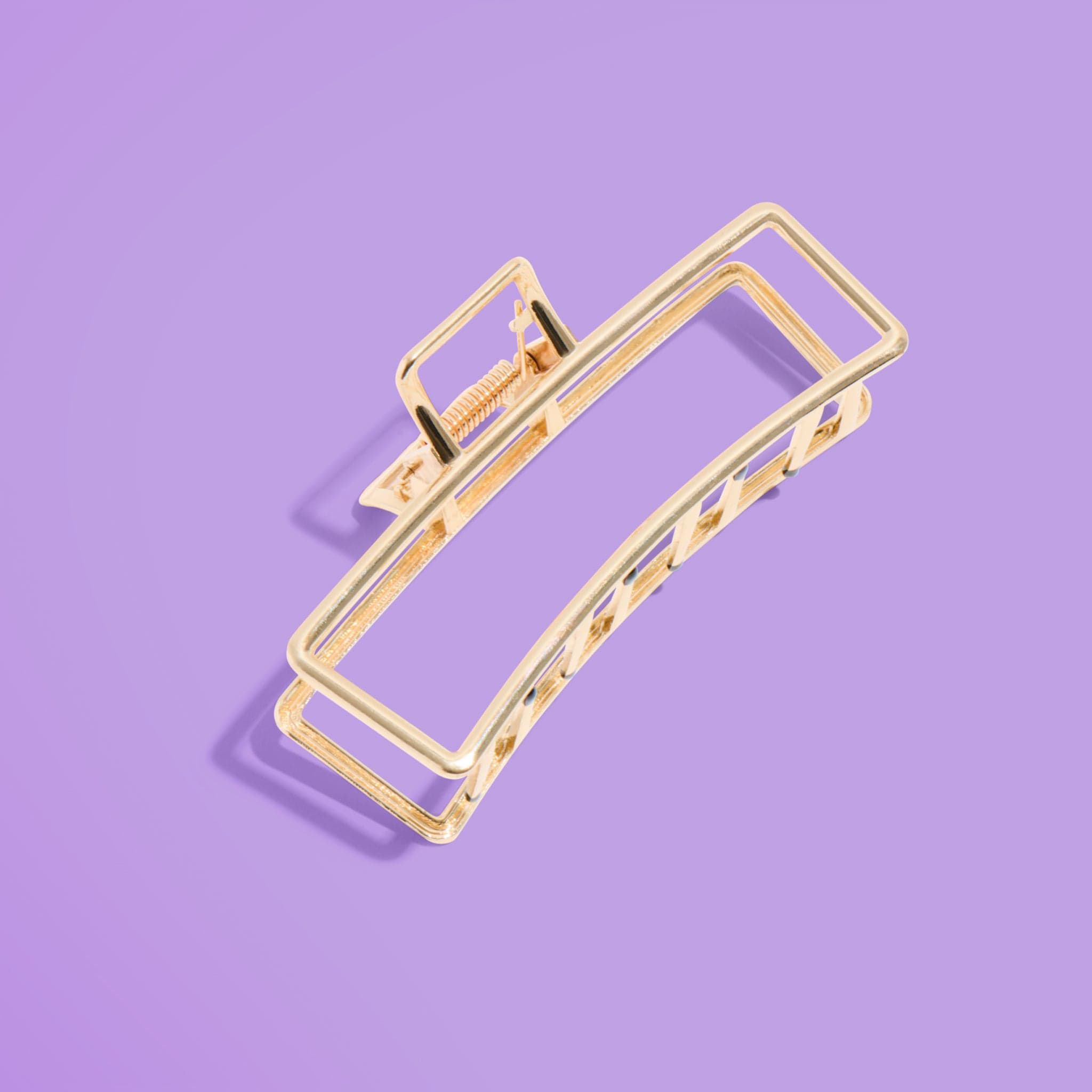 Gold Rush Rectangle Metal Claw Clip | Gimme Beauty – GIMME Beauty