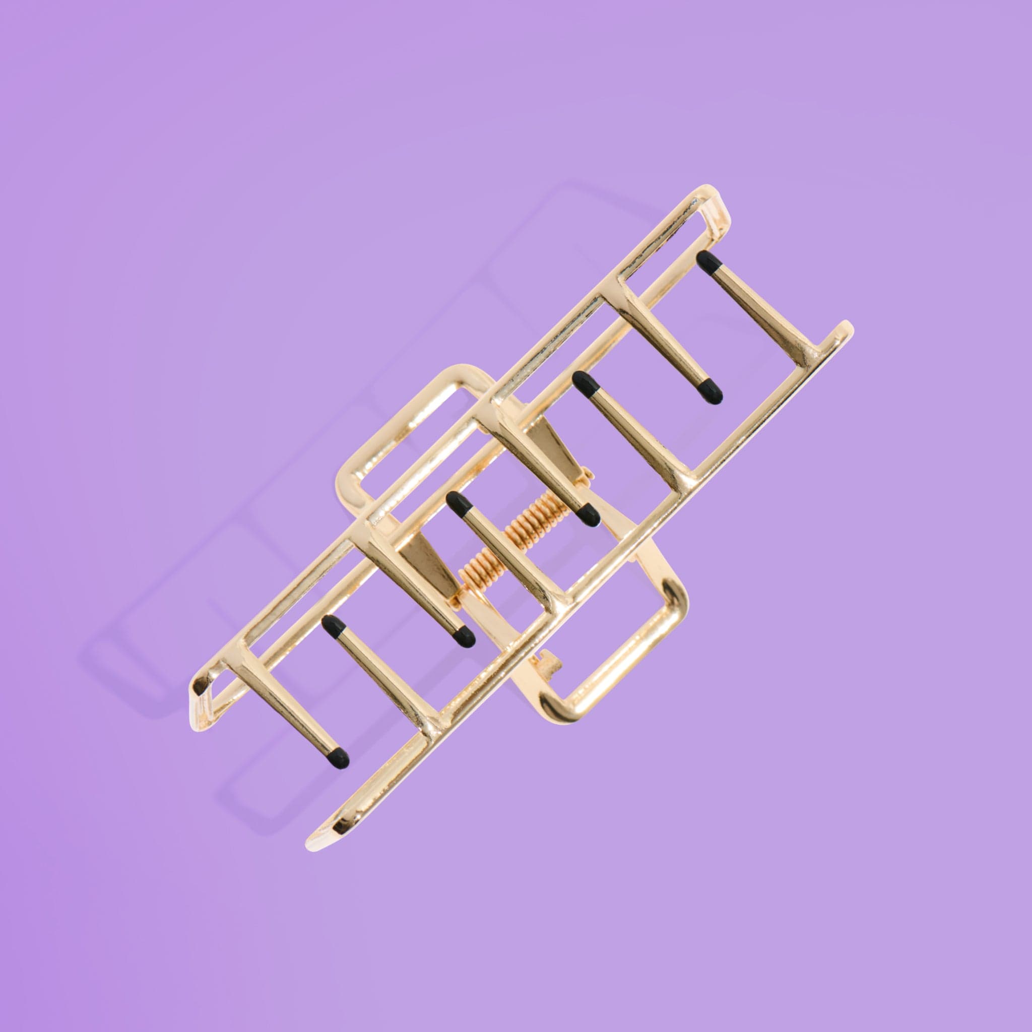 Gold Rush Rectangle Metal Claw Clip | Gimme Beauty – GIMME Beauty