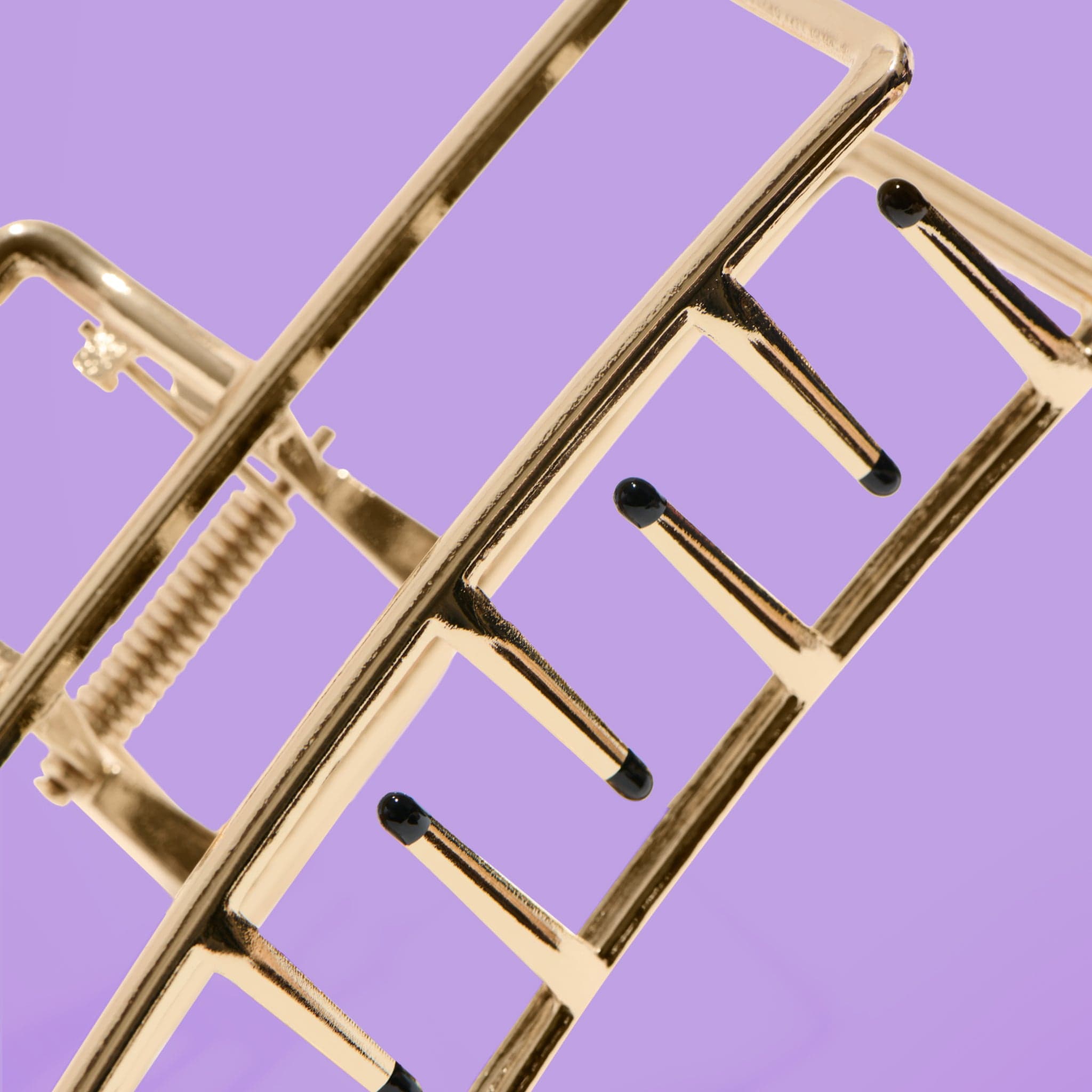 Gold Rush Rectangle Metal Claw Clip | Gimme Beauty – GIMME Beauty