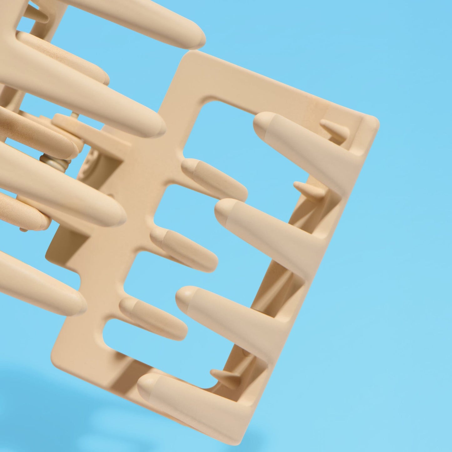 Square Double Teeth Claw Clip Duo