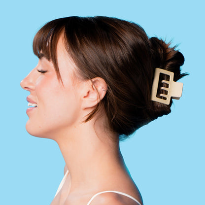 Square Double Teeth Claw Clip Duo