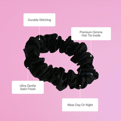Slim Satin Hair Scrunchies