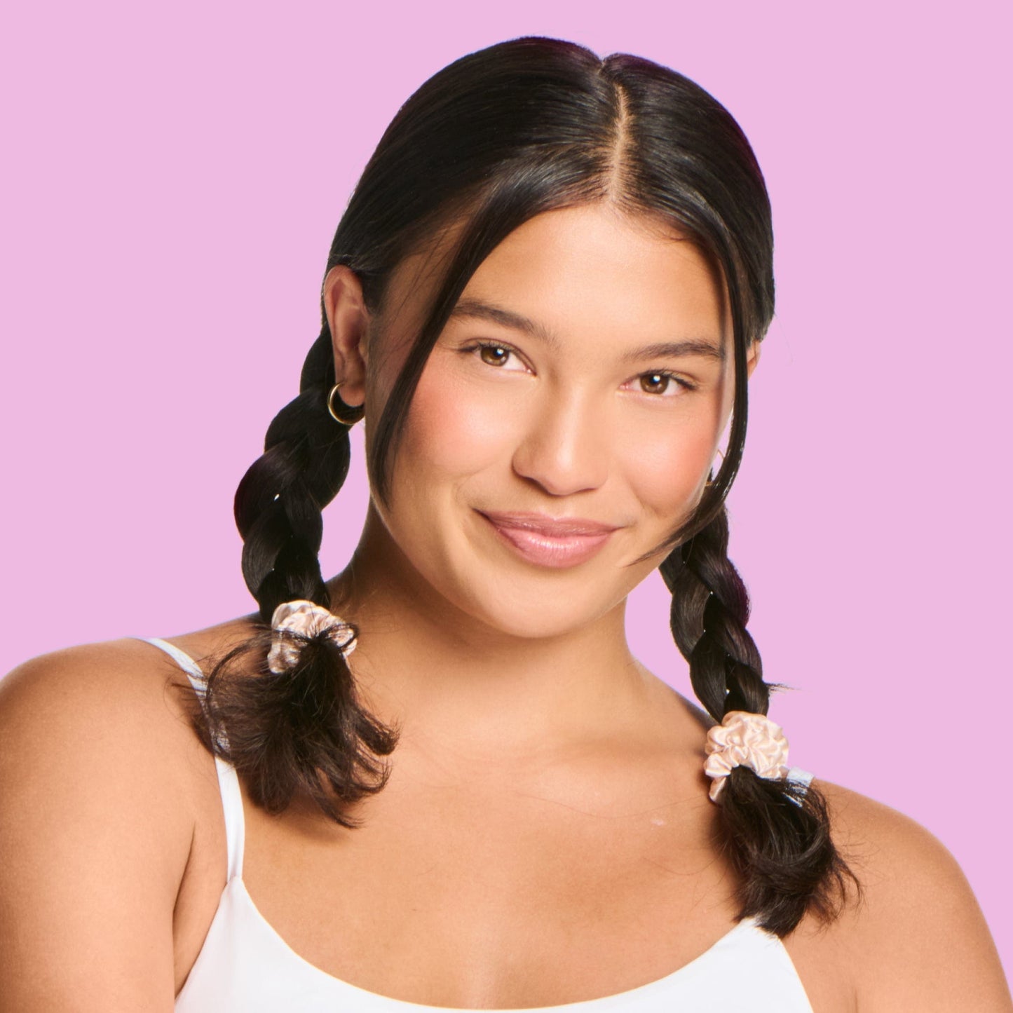 Slim Satin Hair Scrunchies