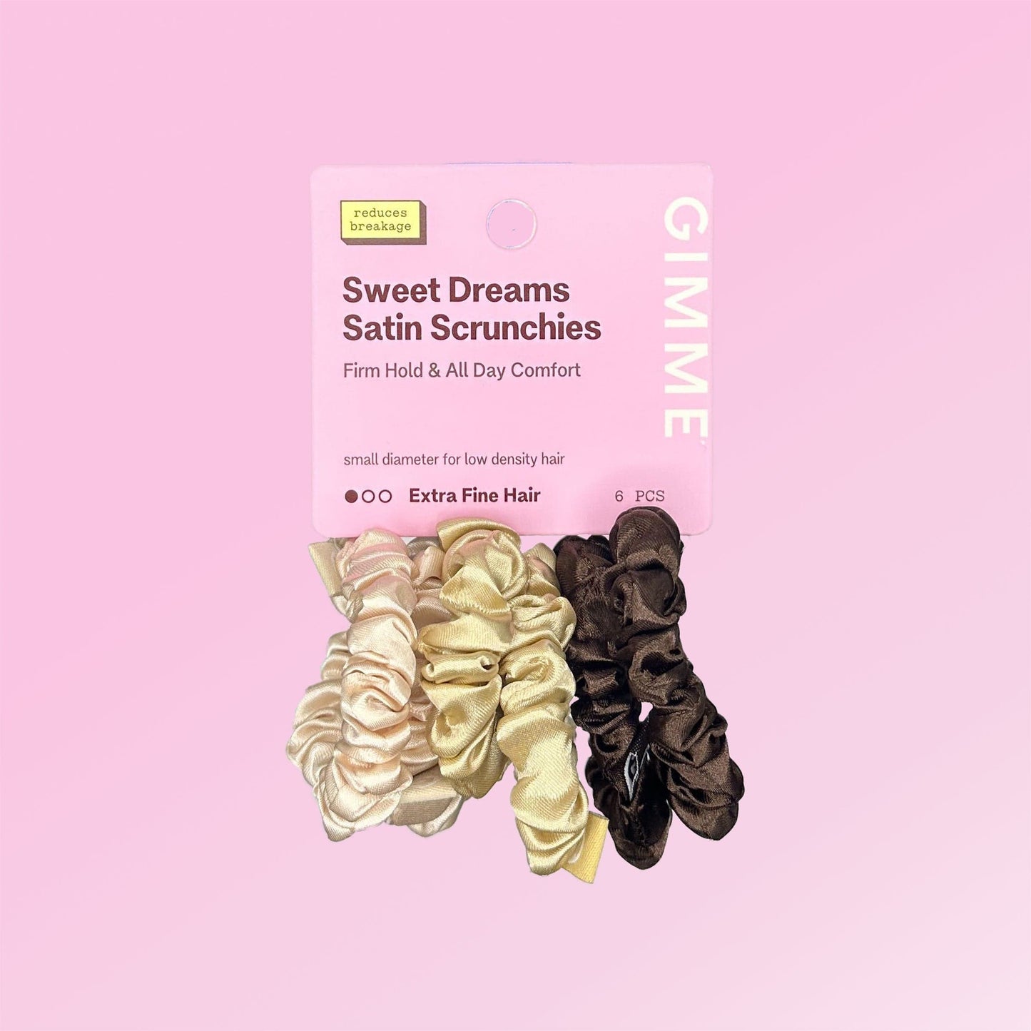 Slim Satin Hair Scrunchies