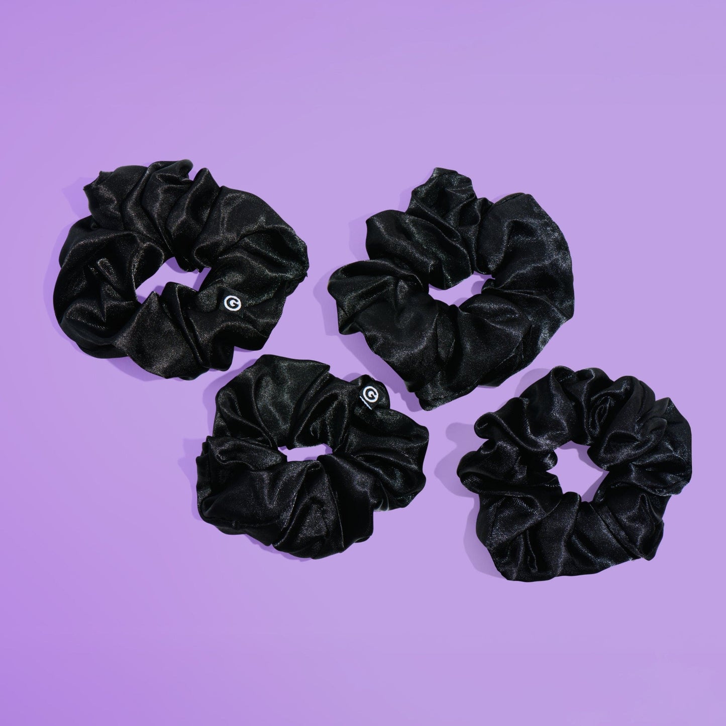 Large Satin Hair Scrunchies