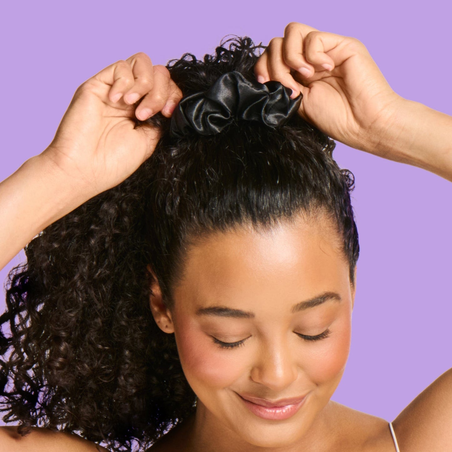 Large Satin Hair Scrunchies