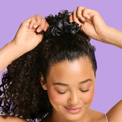 Large Satin Hair Scrunchies