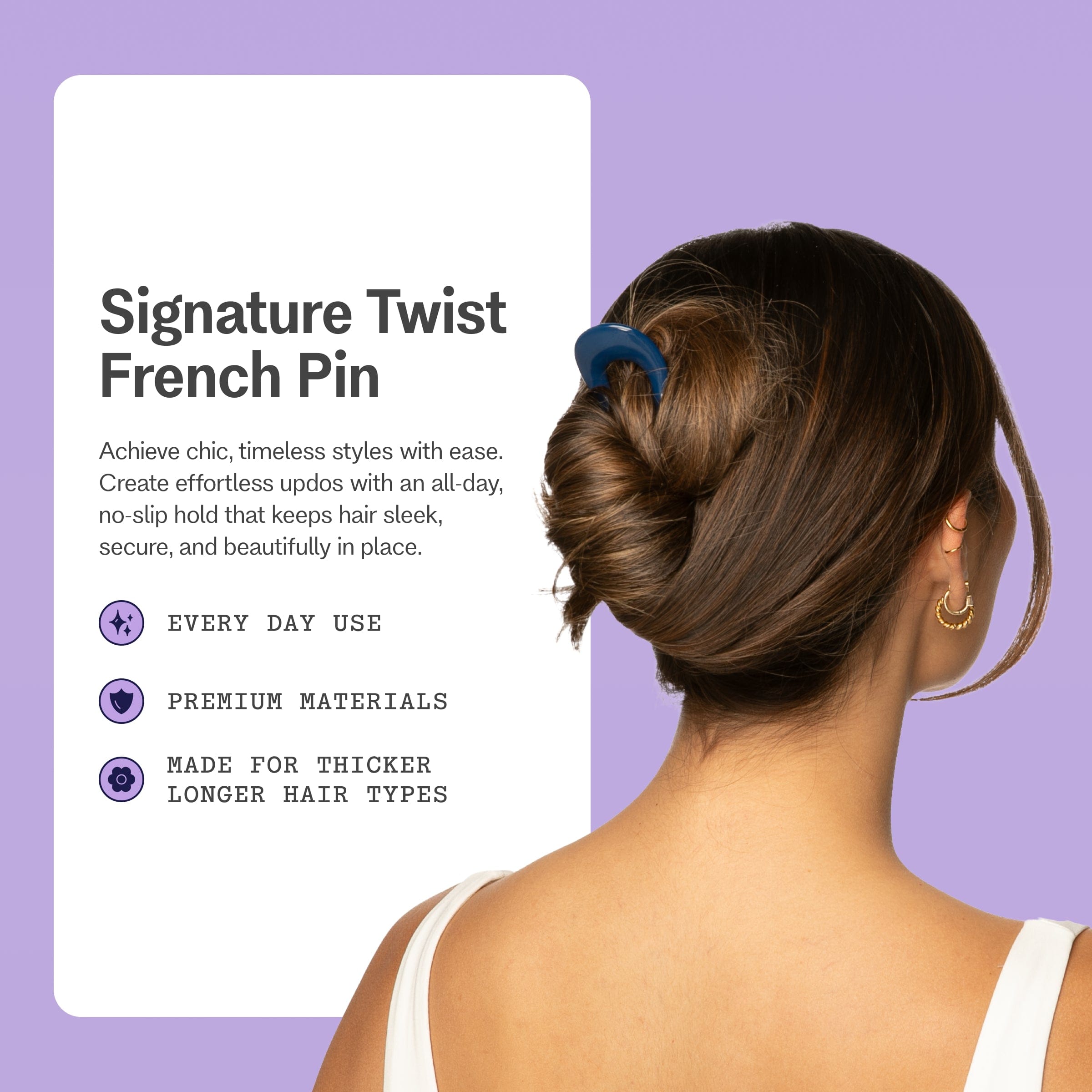 Twist French Pin Duo – Navy & Tortoise | Gimme Beauty – GIMME Beauty