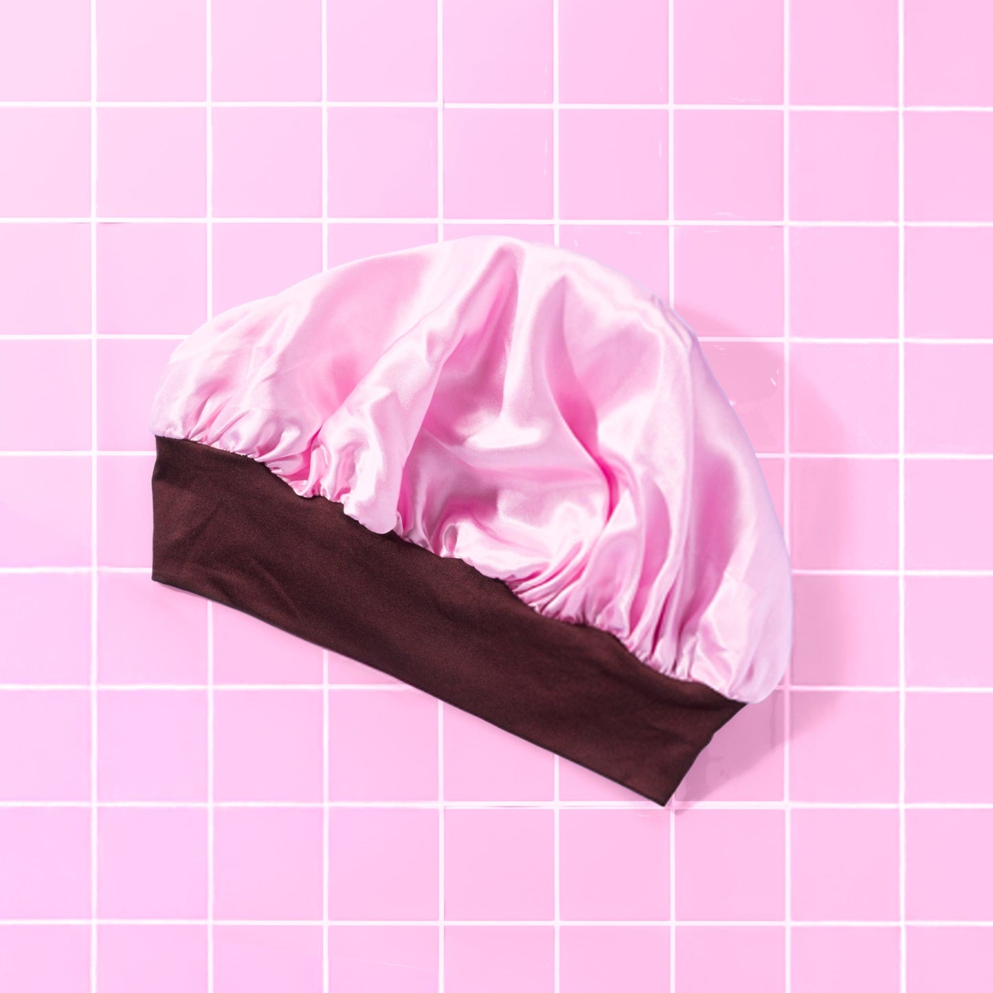 Sweet Dreams Satin Sleep Bonnet For Shorter Hair - Pink