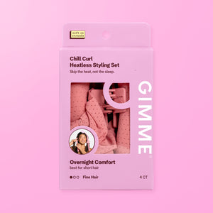 Chill Curl Heatless Styling Set for Fine Hair - 4 Count