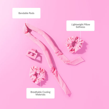 Chill Curl Heatless Styling Set for Fine Hair - 4 Count