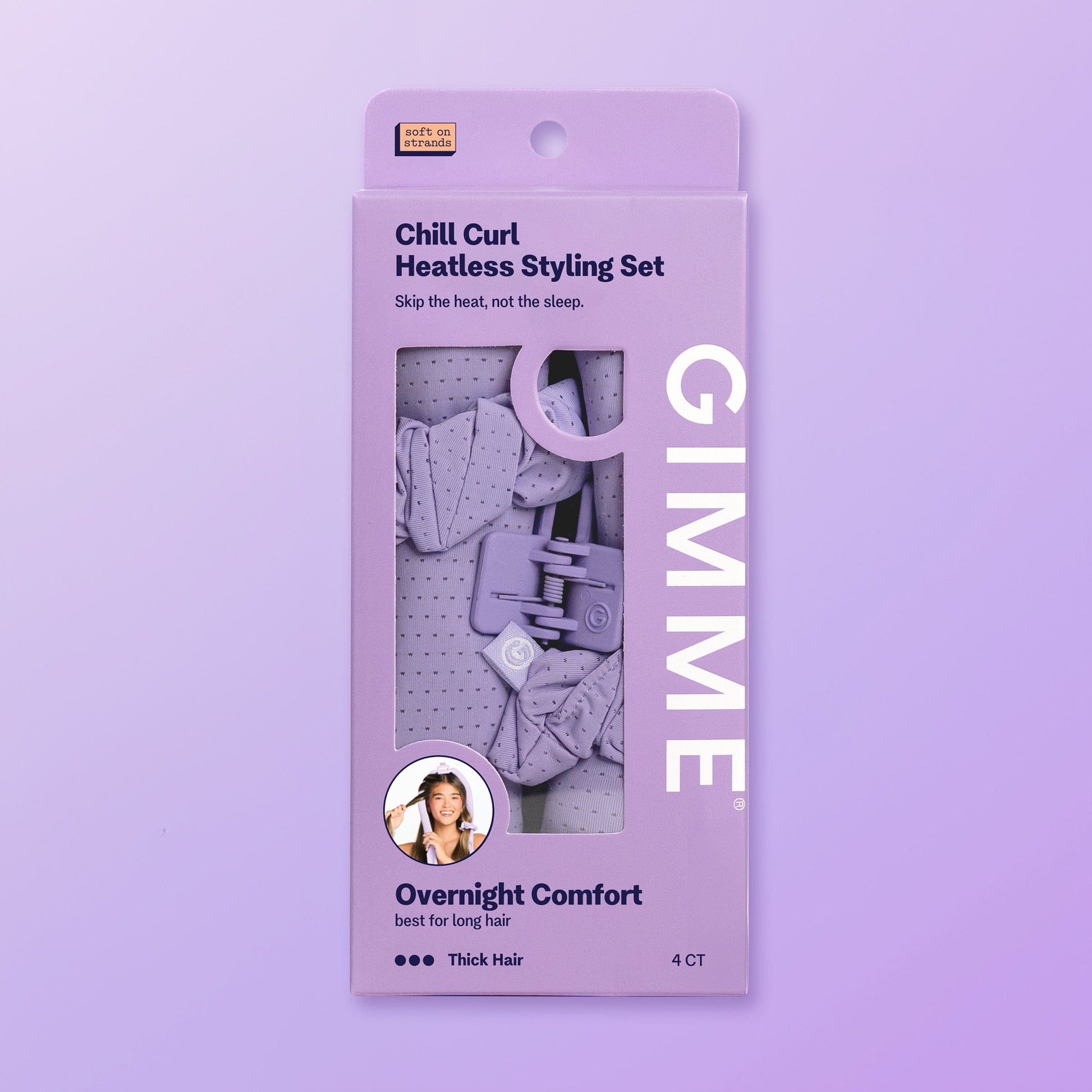 Gimme Gimme Chill Curl Heatless Styling Set for Thick Hair - 4 Count — product image