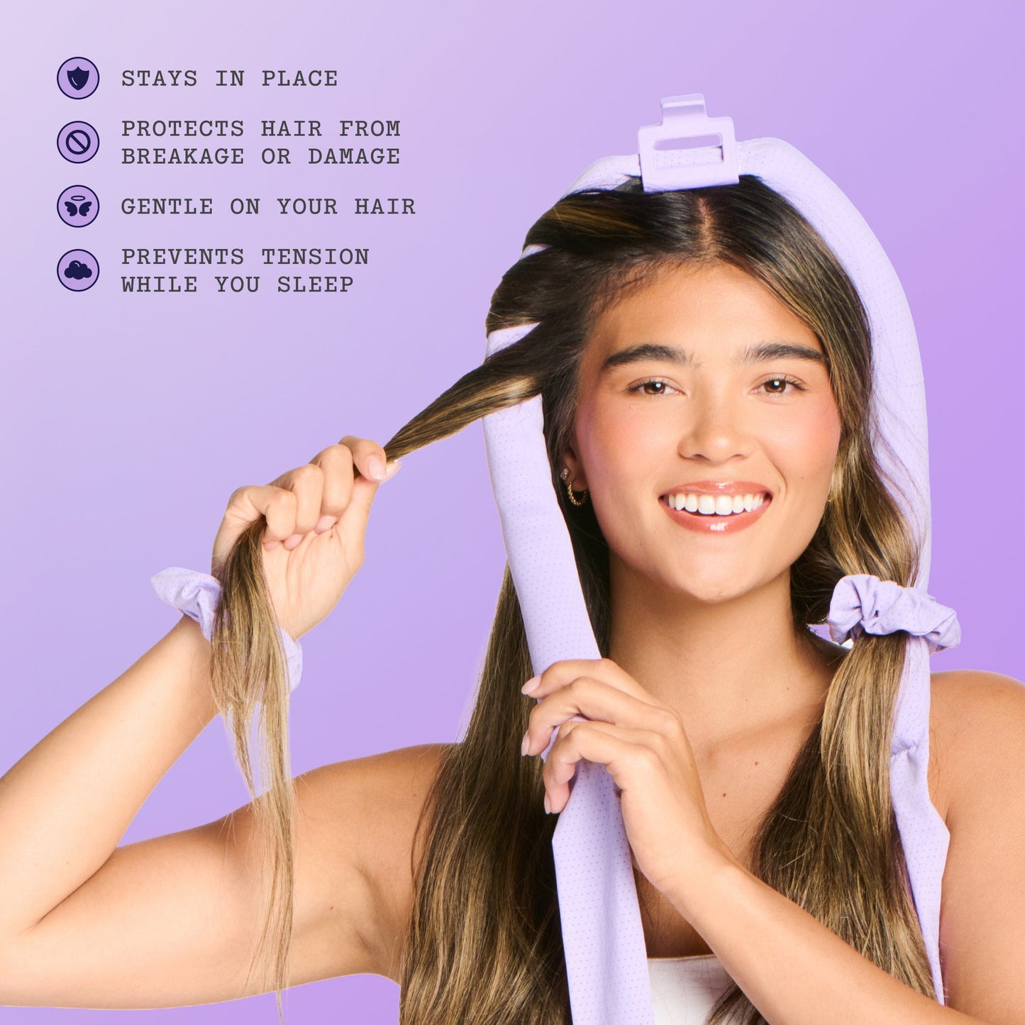 Chill Curl Heatless Styling & Satin Bonnet - Thick Hair