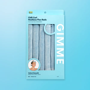 Chill Curl Heatless Styling Flex Rods for Medium Hair - 6 Count