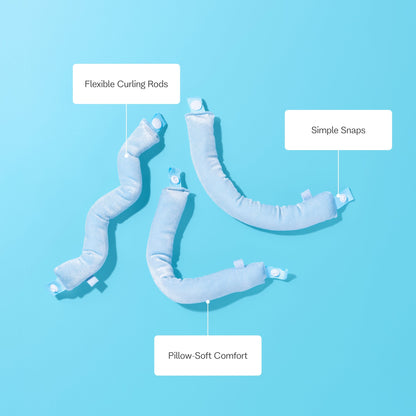 Chill Curl Heatless Styling Flex Rods for Medium Hair - 6 Count