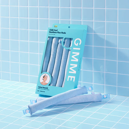 Chill Curl Heatless Styling Flex Rods for Medium Hair - 6 Count