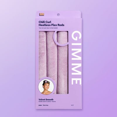 Chill Curl Heatless Styling Flex Rods for Thick Hair - 4 Count