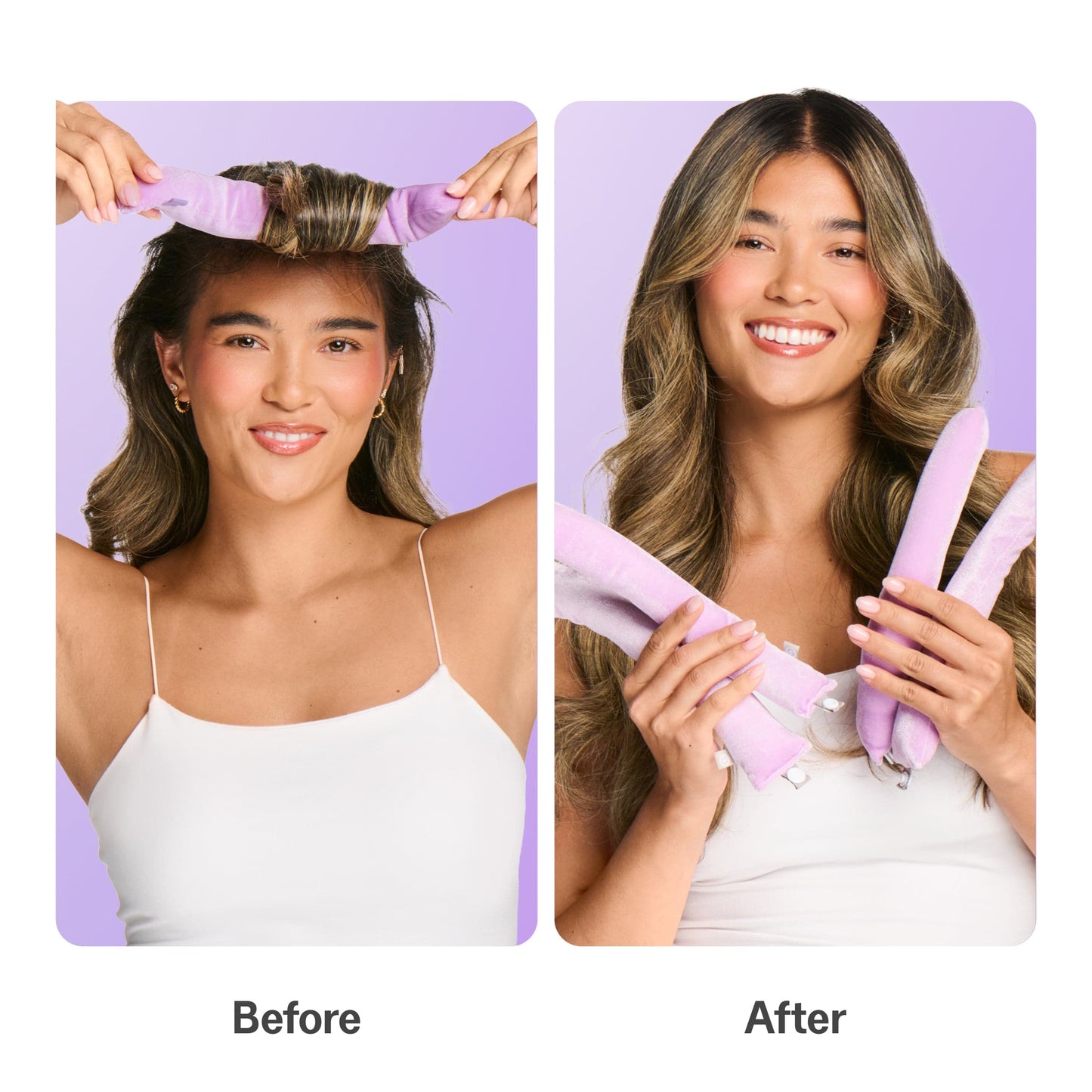 Chill Curl Heatless Styling Flex Rods for Thick Hair - 4 Count