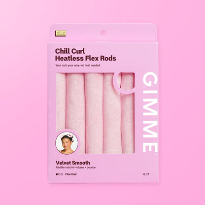 Chill Curl Heatless Styling Flex Rods for Fine Hair - 6 Count