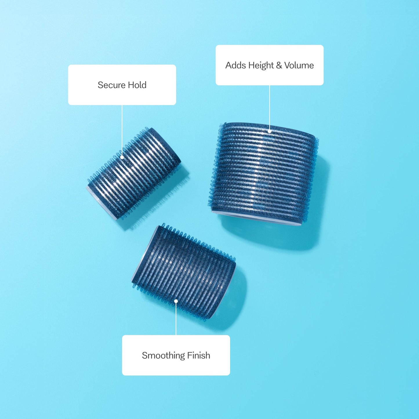 Full Effect Thermal Rollers For All Hair Types - 12 Count