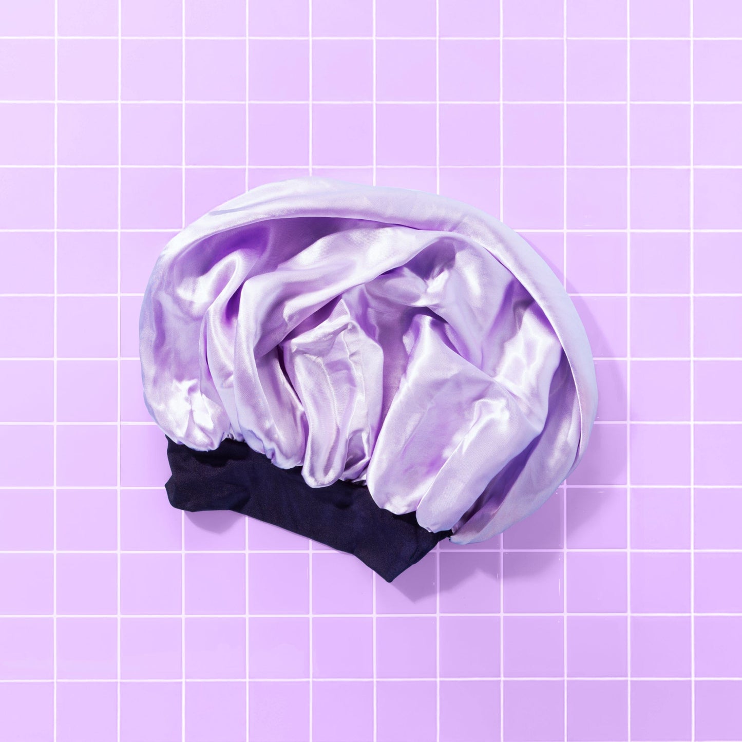 Sweet Dreams Satin Sleep Bonnet for Thick Hair - 1 Count, Lilac
