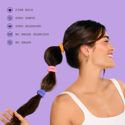 Bounce Back Hair Bands - Thick - Golden Hour