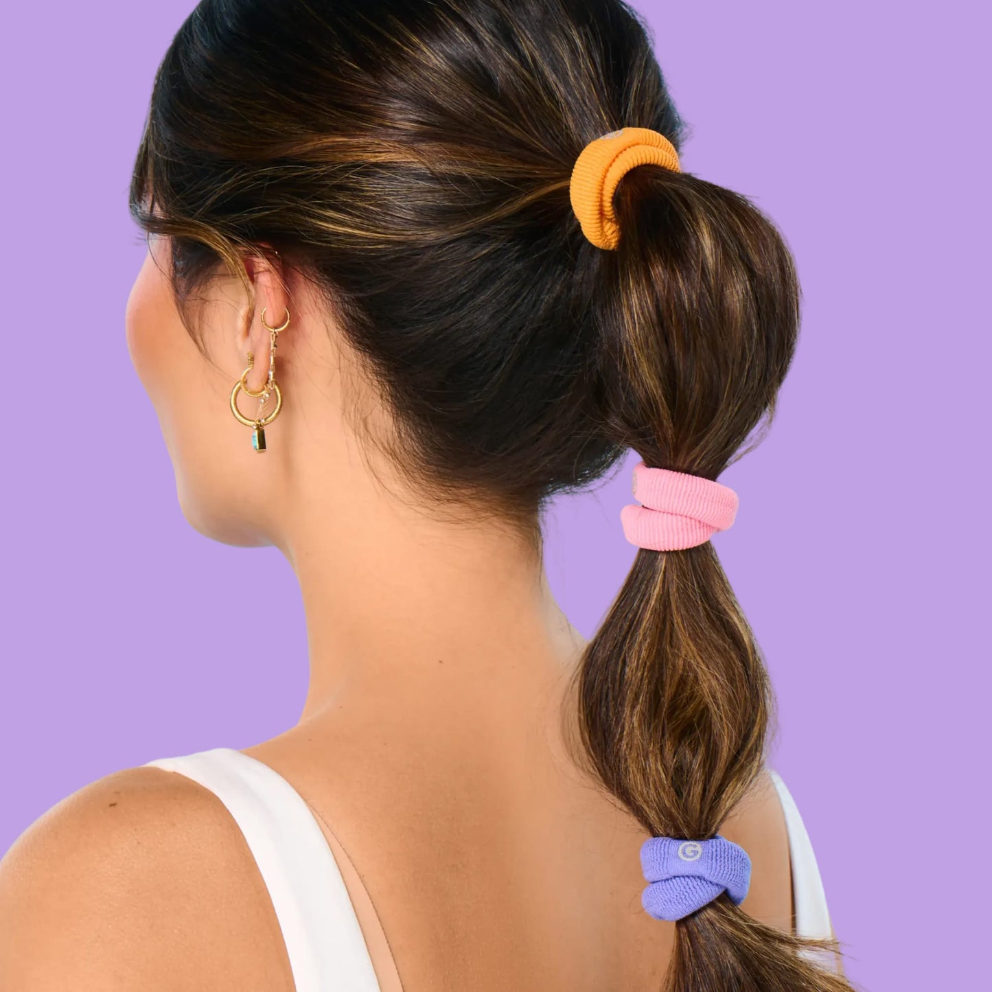 Bounce Back Hair Bands - Thick - Golden Hour