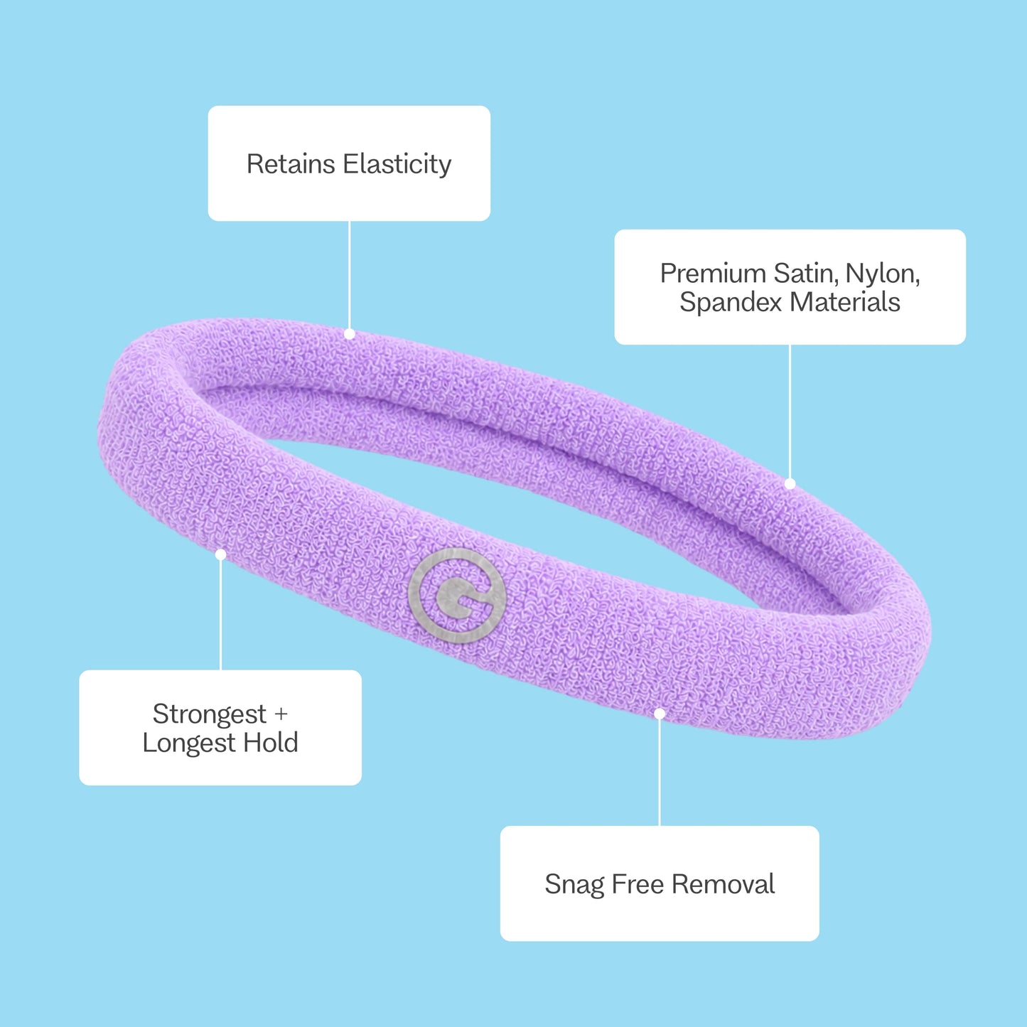 Bounce Back Hair Bands - Medium - Dreamsicle
