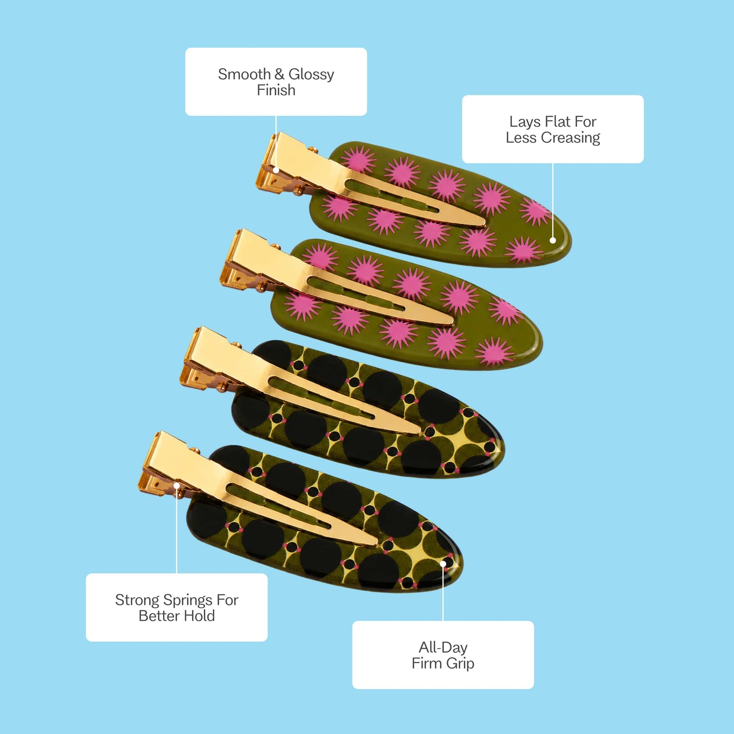 Prep + Set Hair Clips - Palm Royale