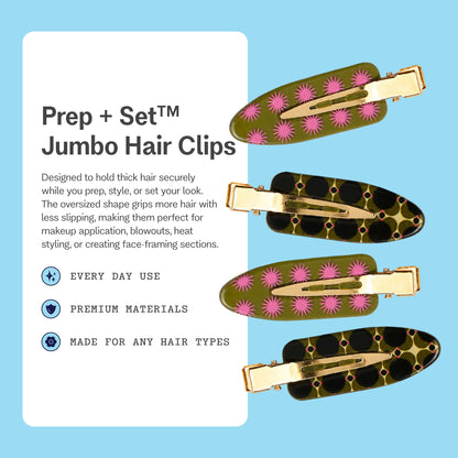Prep + Set Hair Clips - Palm Royale