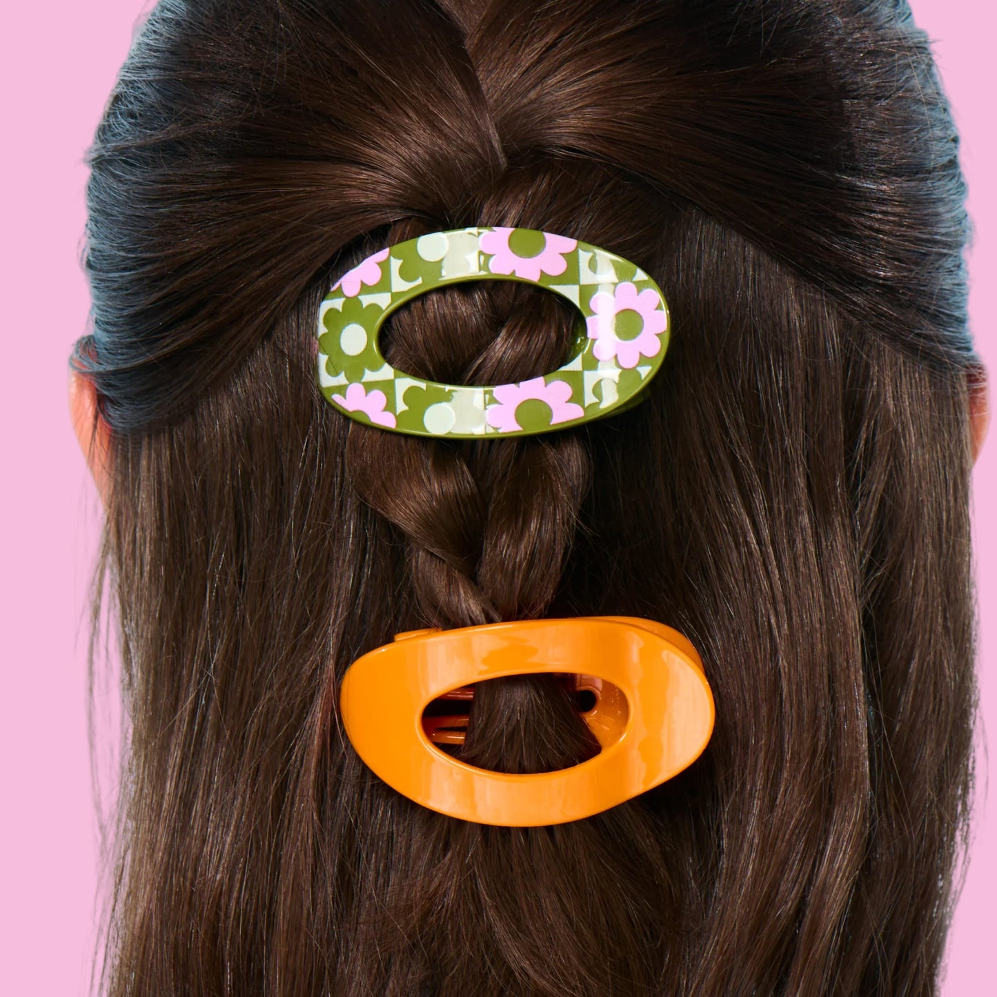 Lay Back Claw Clips - Fine - Peachy Keen