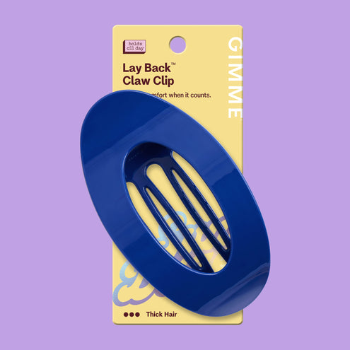 Lay Back Claw Clip - Thick - Cobalt Crush
