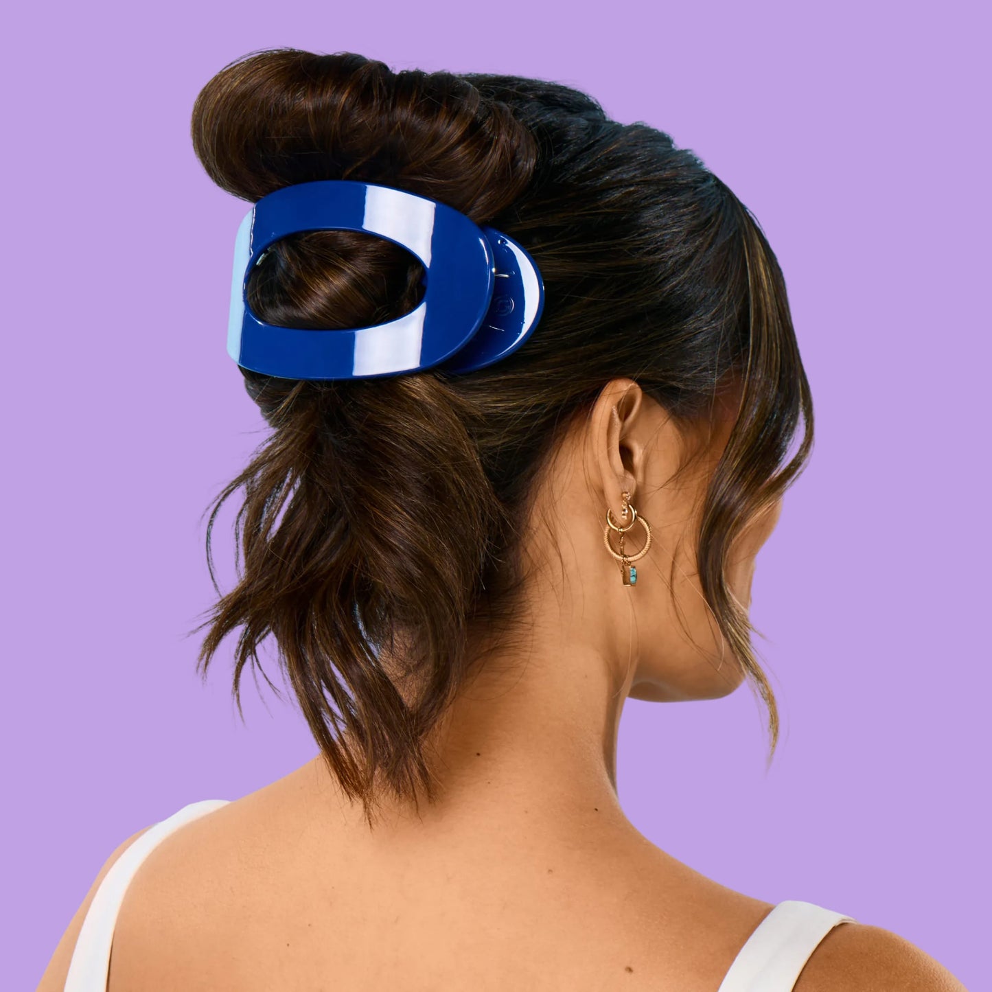 Lay Back Claw Clip - Thick - Cobalt Crush