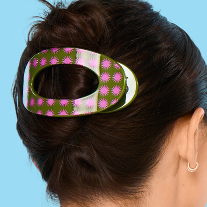 Lay Back Claw Clip - Medium - Mod Matcha