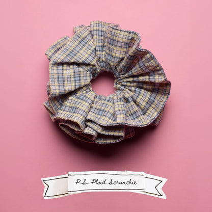 P.S. Plaid Scrunchie