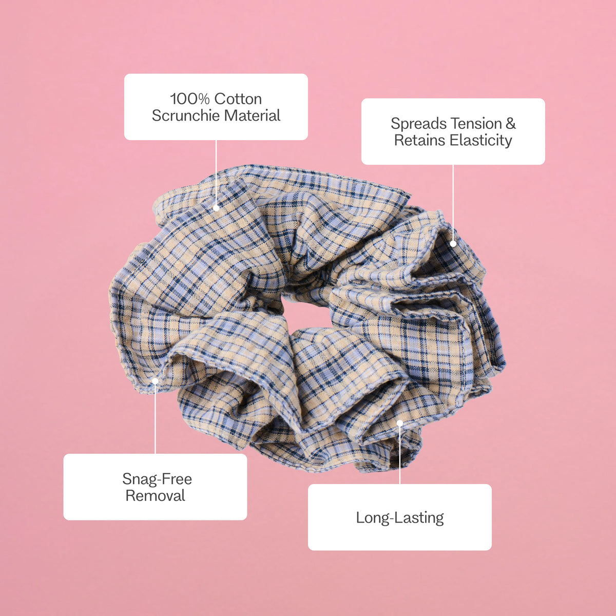 P.S. Plaid Scrunchie