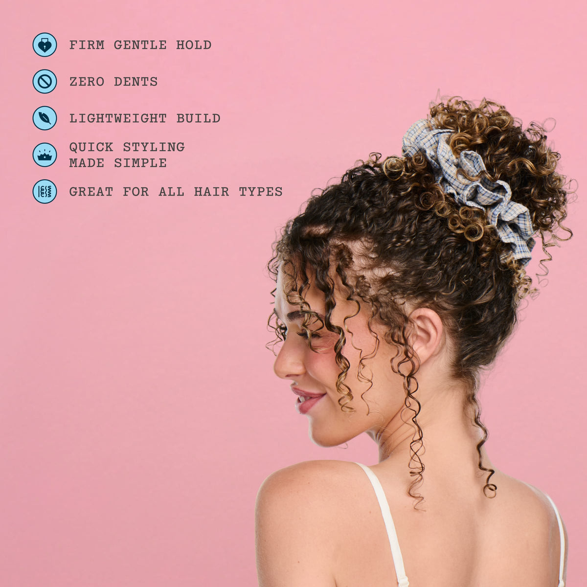 P.S. Plaid Scrunchie by Gimme Beauty