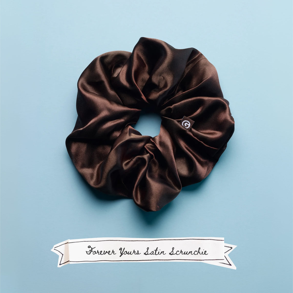 Forever Yours Satin Scrunchie by Gimme Beauty